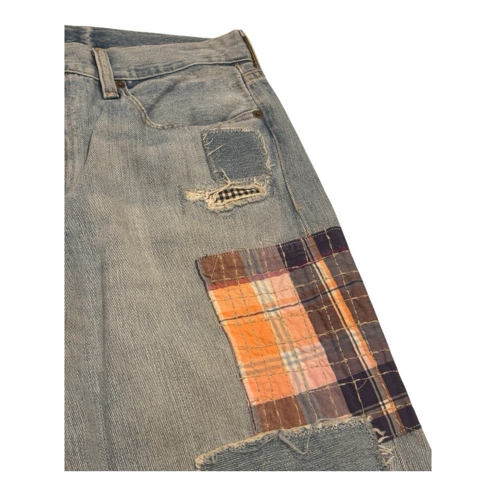 Polo Ralph Lauren Woman’s The Avery Boyfriend Patchwork Jeans New Size 28 33X28 - Picture 9 of 16